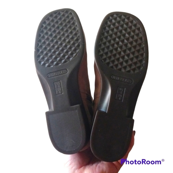 🍁Aerosoles Duble Trouble Leather Upper Ankle Booties size 6. - Picture 4 of 13